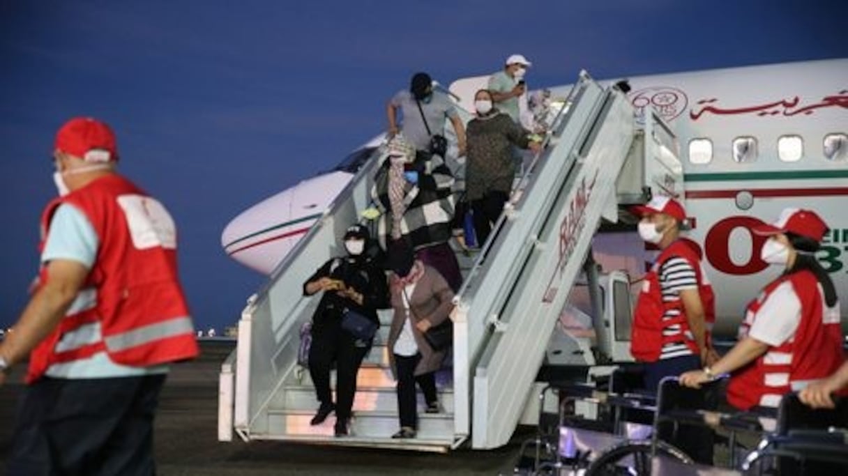 Arrivée au Royaume de Marocains bloqués à l'étranger.
