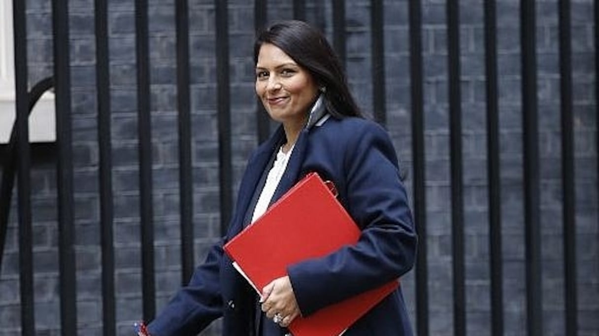 La secrétaire d'État britannique chargée du développement international, Priti Patel, le 31 octobre 2017.
