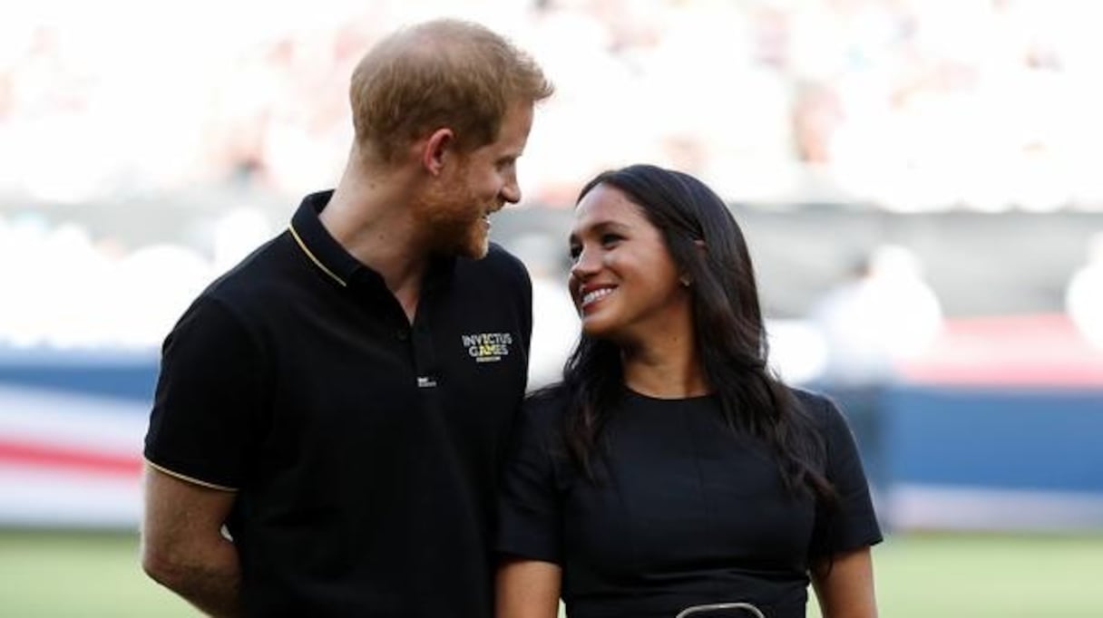 Le prince Harry et son épouse Meghan.
