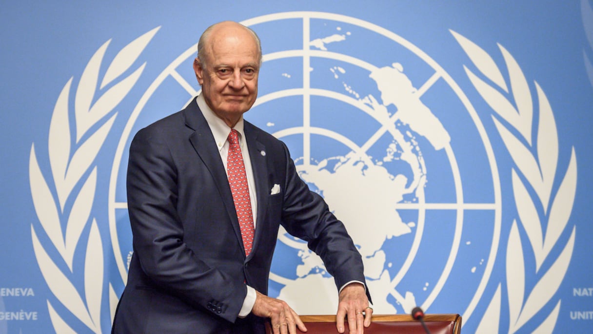 Staffan de Mistura, envoyé personnel du secrétaire général de l'ONU pour le Sahara marocain.
