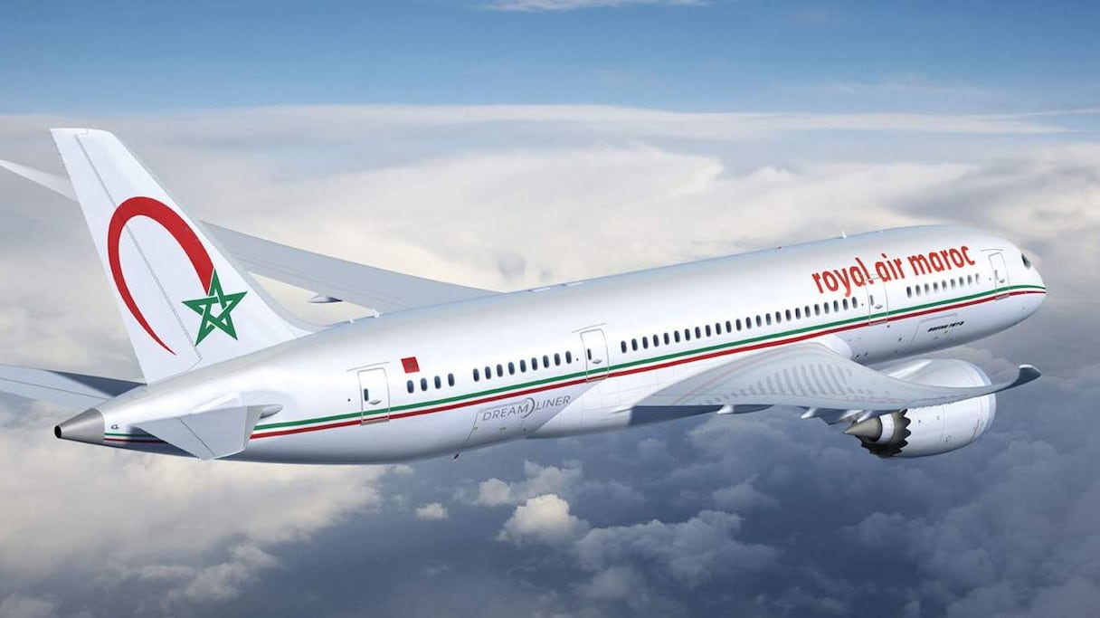 Un avion de la compagnie nationale, Royal Air Maroc.
