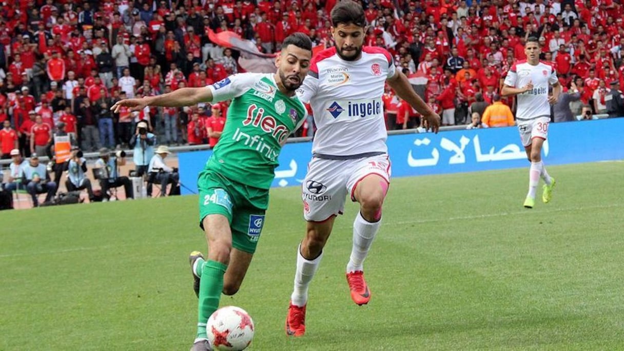 Un précédent derby entre le Wydad et le Raja.
