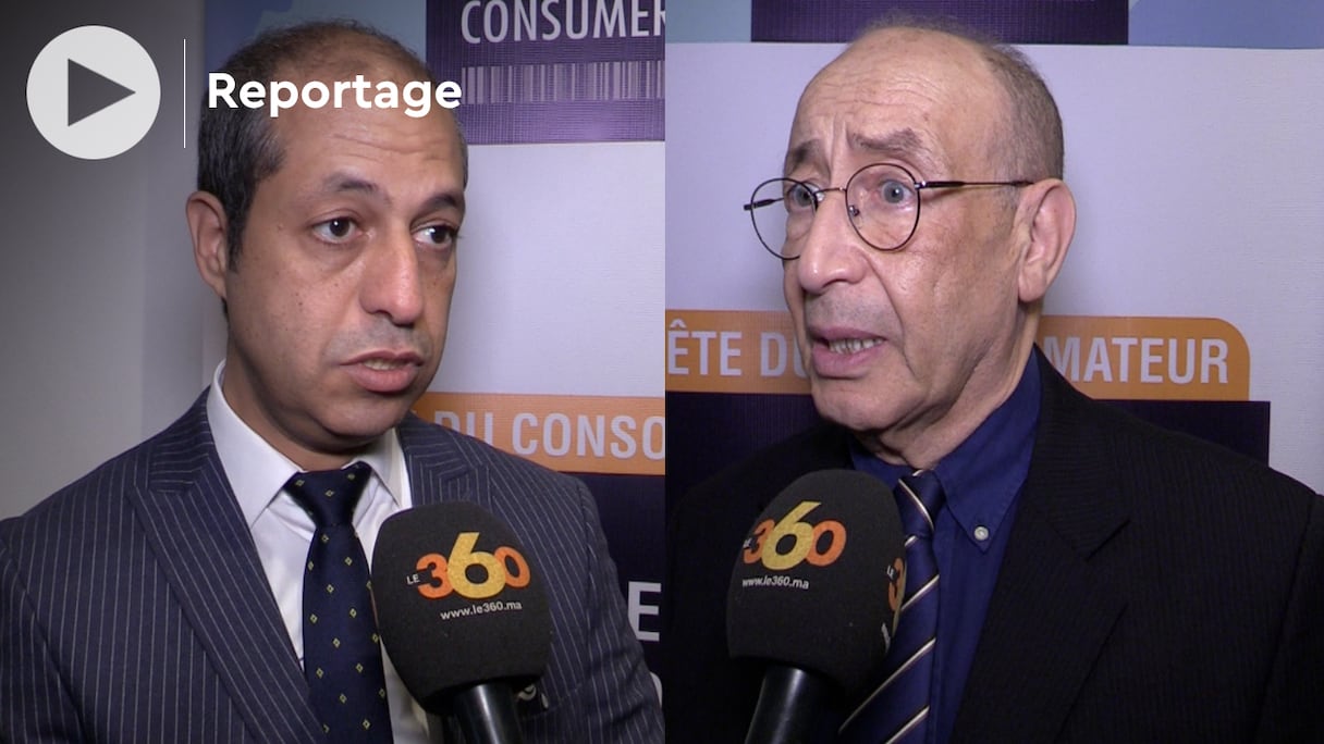 Nabil Taoufik, rédacteur en chef de Consonews et organisateur des Moroccan Consumer Days et Bouazza El Kharrati, président de la Fédération marocaine des droits du consommateur (FMDC).
