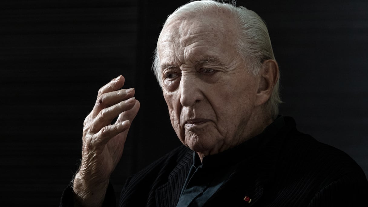Le peintre français Pierre Soulages.