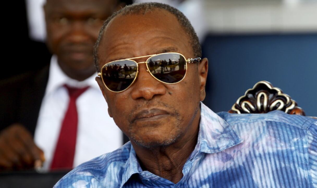 L'ex-président guinéen Alpha Condé.
