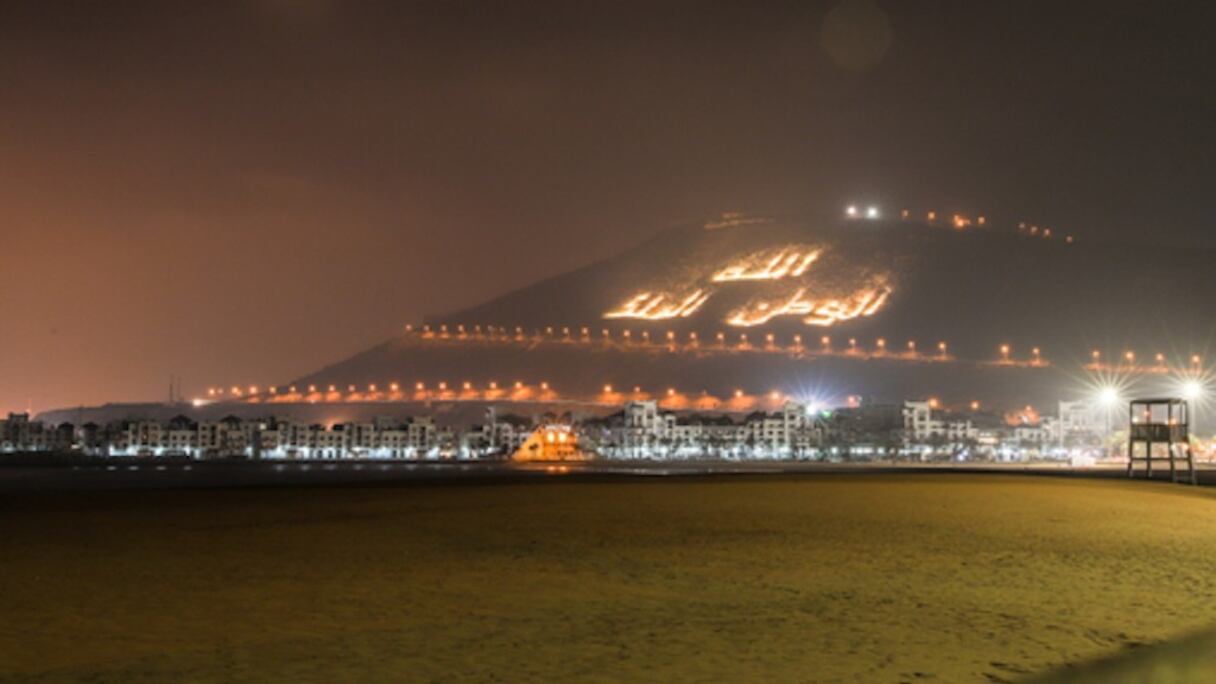 La colline d'Agadir. 
