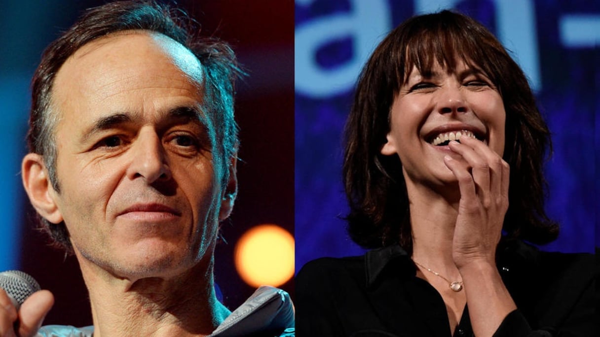 Sophie Marceau et Jean-Jacques Goldman.
