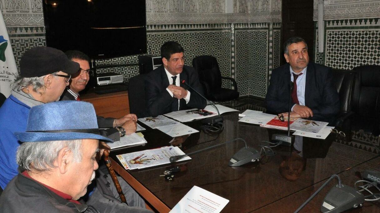 Mustapha Bakkouri, président de la région du Grand Casablanca lors de la présentation du programme culturel estival