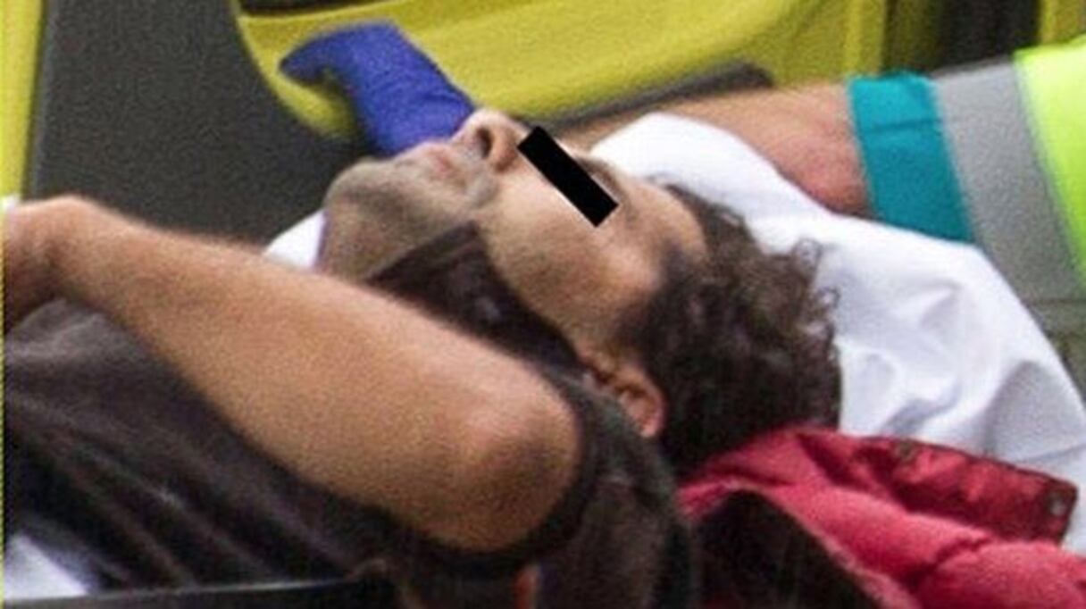 Samir. T, lors de son arrestation par la police néerlandaise, après la fusillade du 14 octobre dernier à Wagenberg aux Pays-Bas
