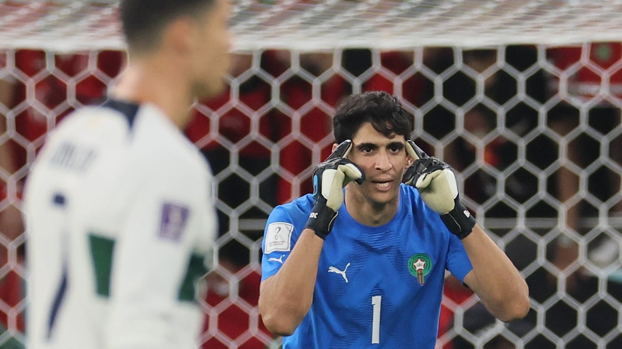 Yassine Bounou, gardien des Lions de l'Atlas.
