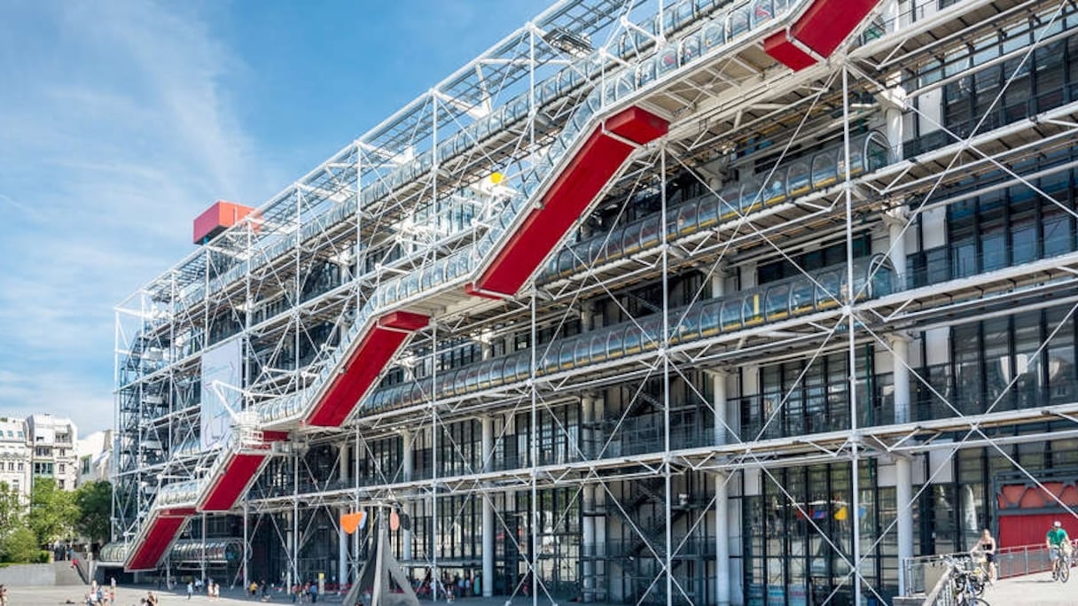 Le Centre Pompidou à Paris.
