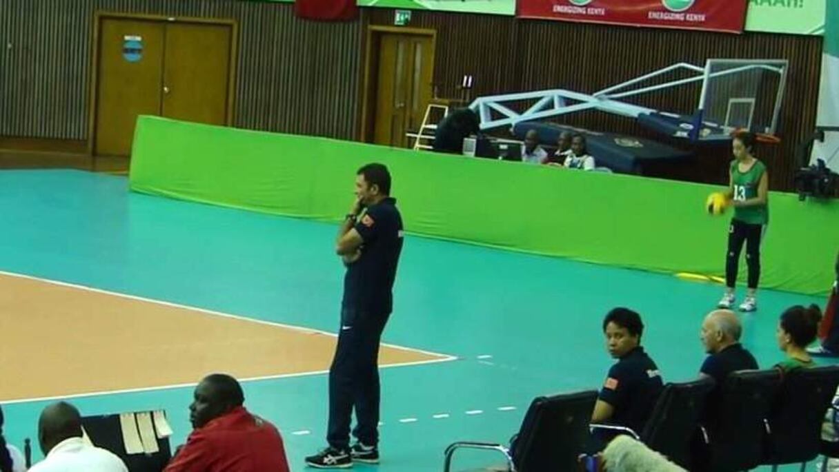 La sélection nationale féminine de volley-ball. 
