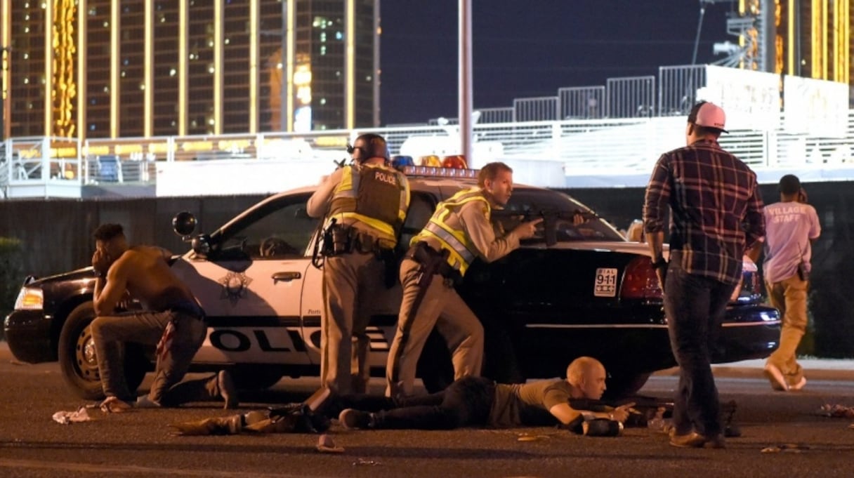 Un tireur a ouvert le feu à Las Vegas dimanche 1er octobre heure locale.
