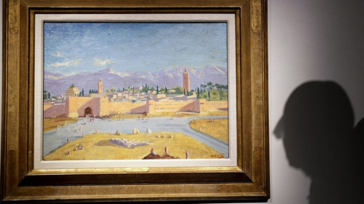 «Tour de la mosquée Koutoubia», tableau de Winston Churchill
