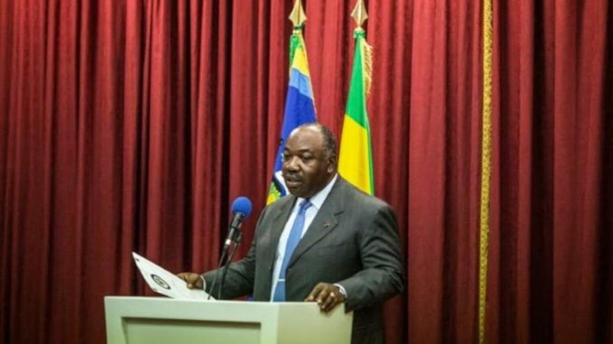 Ali Bongo, président du Gabon. 
