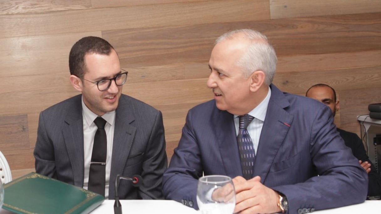 Saad Sefrioui, DG délégué d'Addoha et Anas Sefrioui, PDG du Groupe immobilier.
