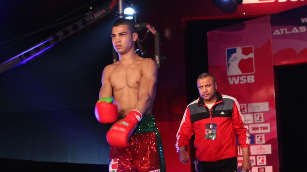 Hamza Rabii était impatient de monter sur le ring. 
