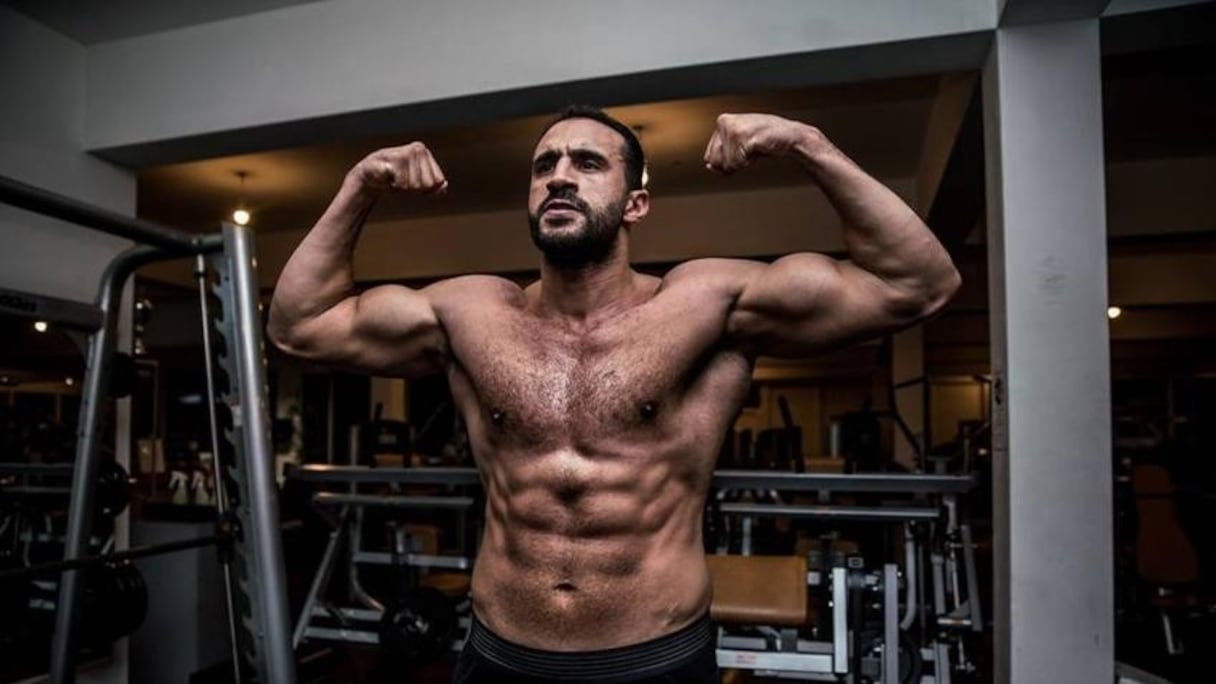 Le champion marocain de kick-boxing Badr Hari.
