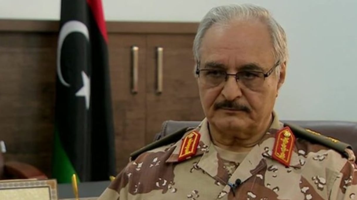 Le maréchal Khalifa Haftar. 
