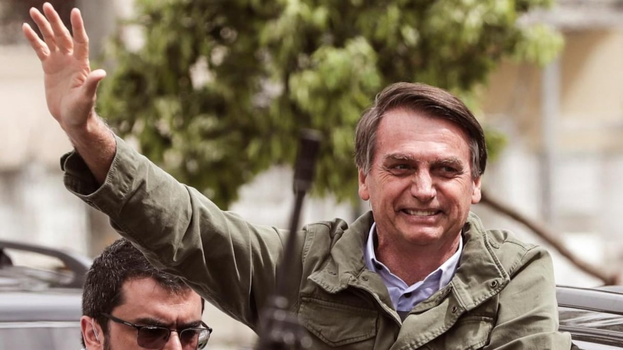 Jair Bolsonaro, premier président d'extrême droite.
