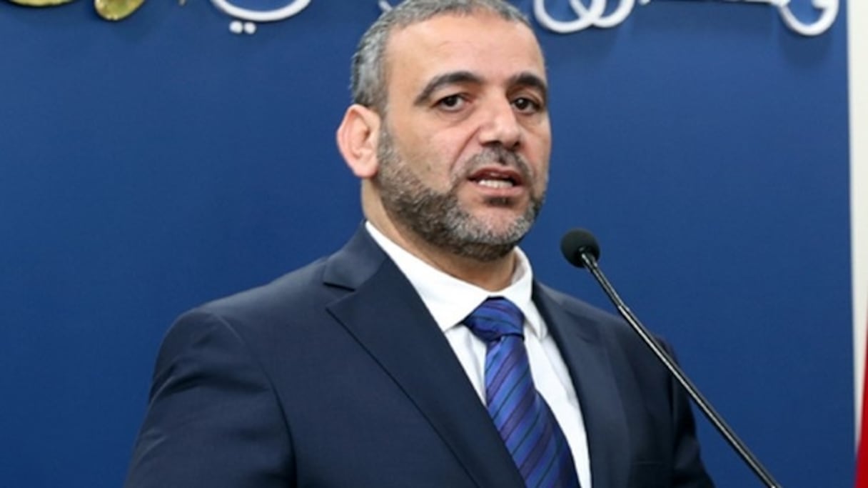 Le président du Haut Conseil d'Etat libyen, Khaled al-Machri.
