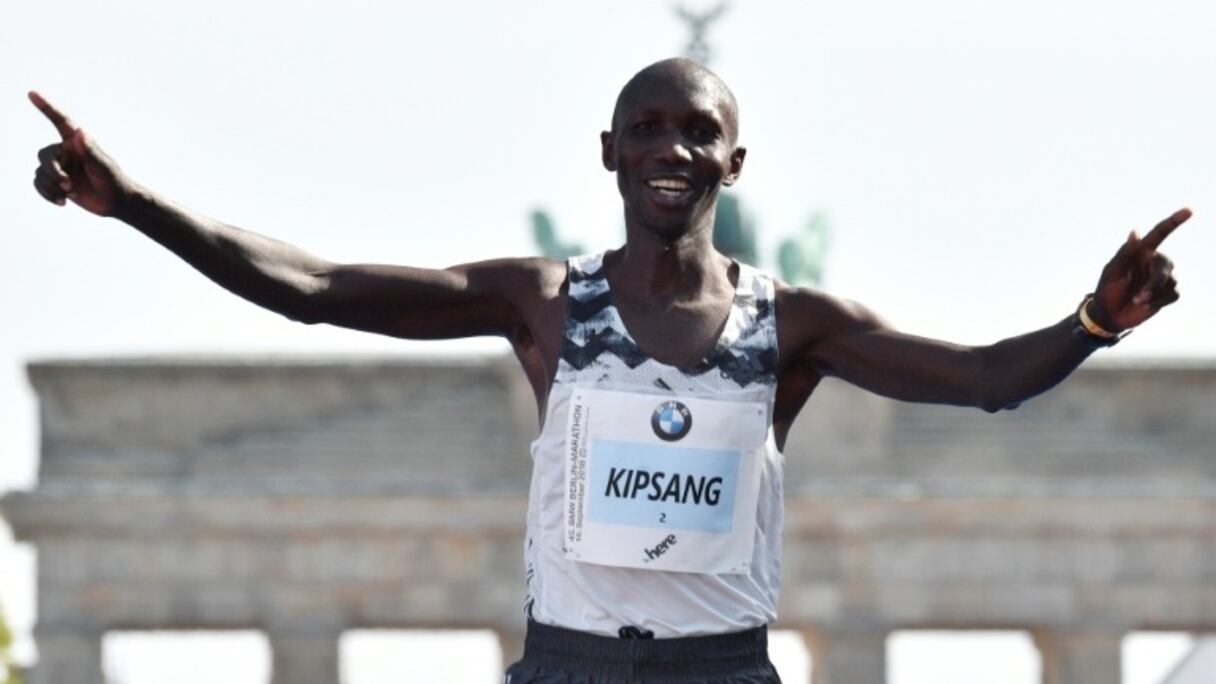 Le Kényan Wilson Kipsang, ex-recorman du monde du marathon.
