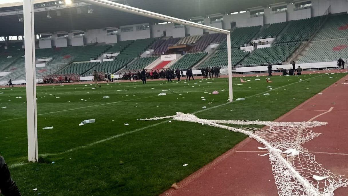 Résultats des actes de vandalisme après le match AS FAR-MAS.
