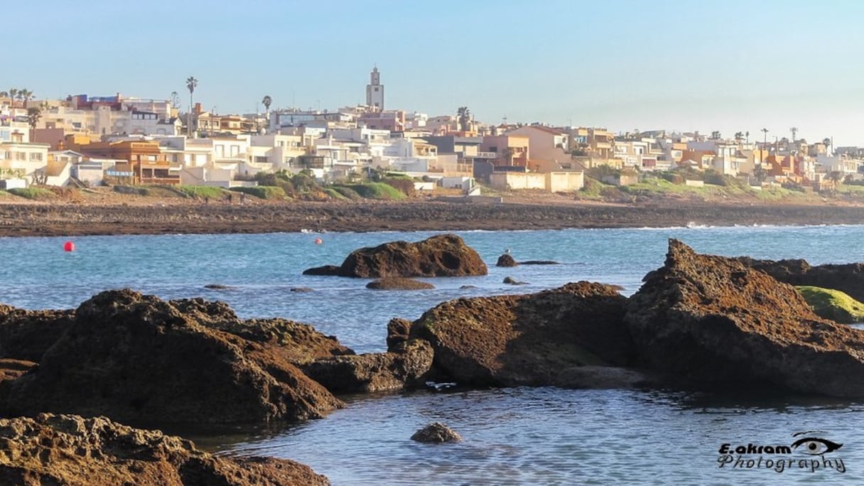 Harhoura, cité balnéaire (sud de Rabat). 
