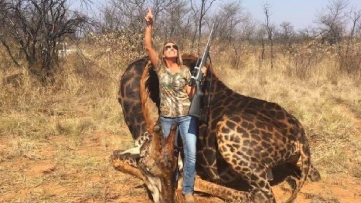 Tess Thompson Talley, fière de son tableau de chasse.
