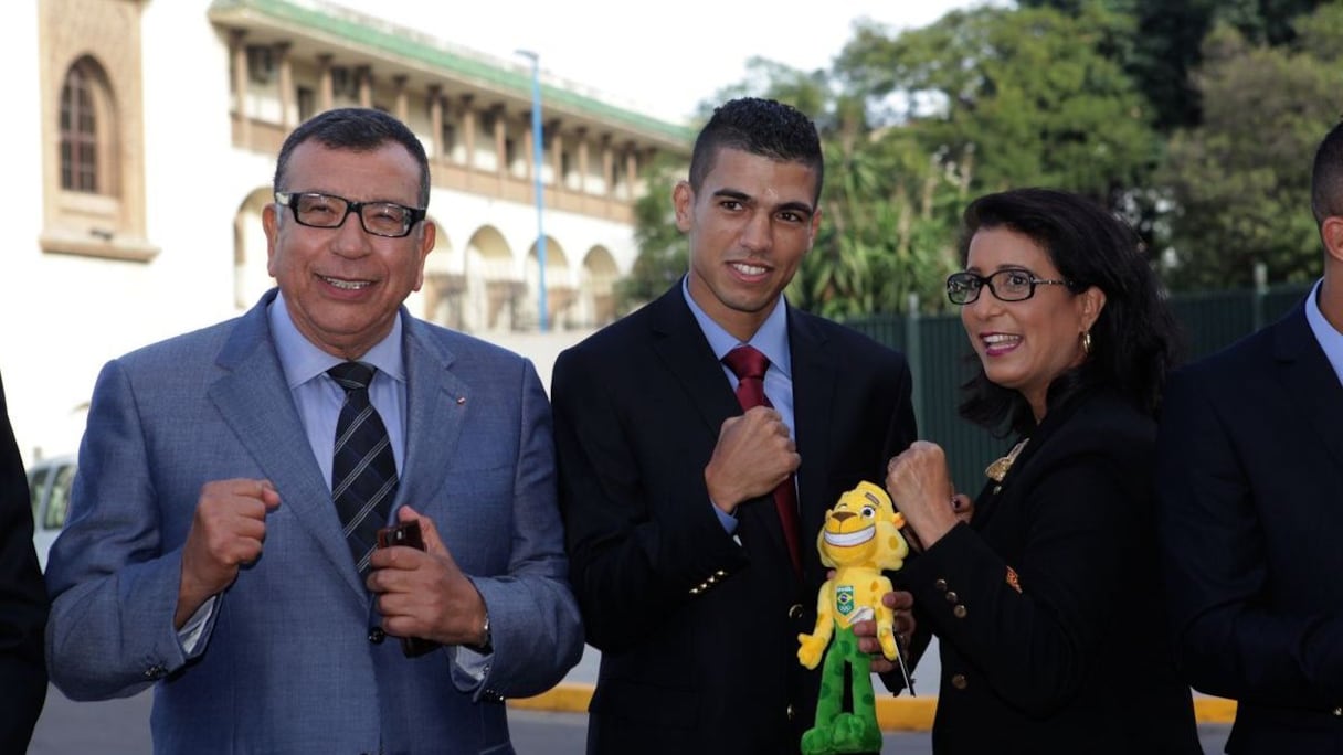 Kamal Lahlou, Mohamed Rabii et Nawal El Moutawakel.
