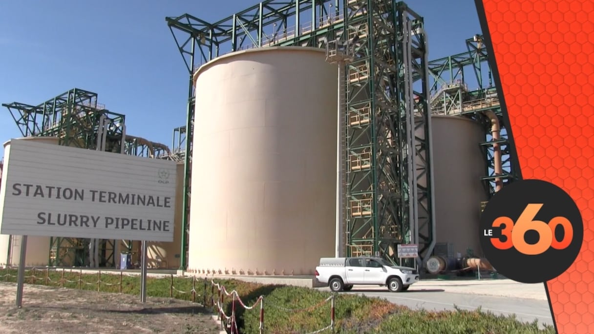 Le méga complexe industriel de l’Office chérifien des phosphates (OCP) à Jorf Lasfar.
