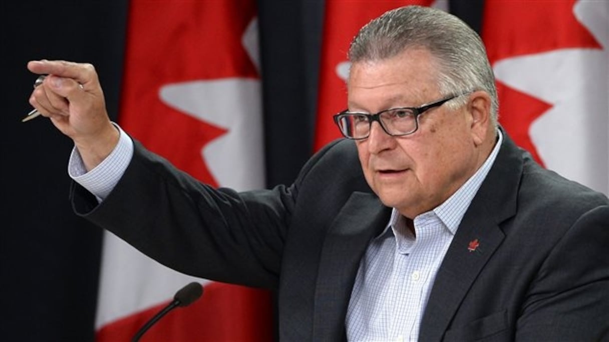 Ralph Goodale, ministre de la Sécurité publique.
