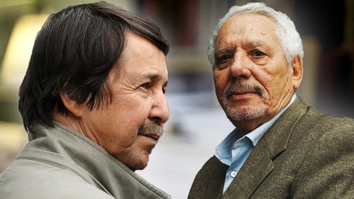 De gauche à droite: Saïd Bouteflika, le frère du président déchu, et Khaled Nezzar, ancien ministre de la défense.
