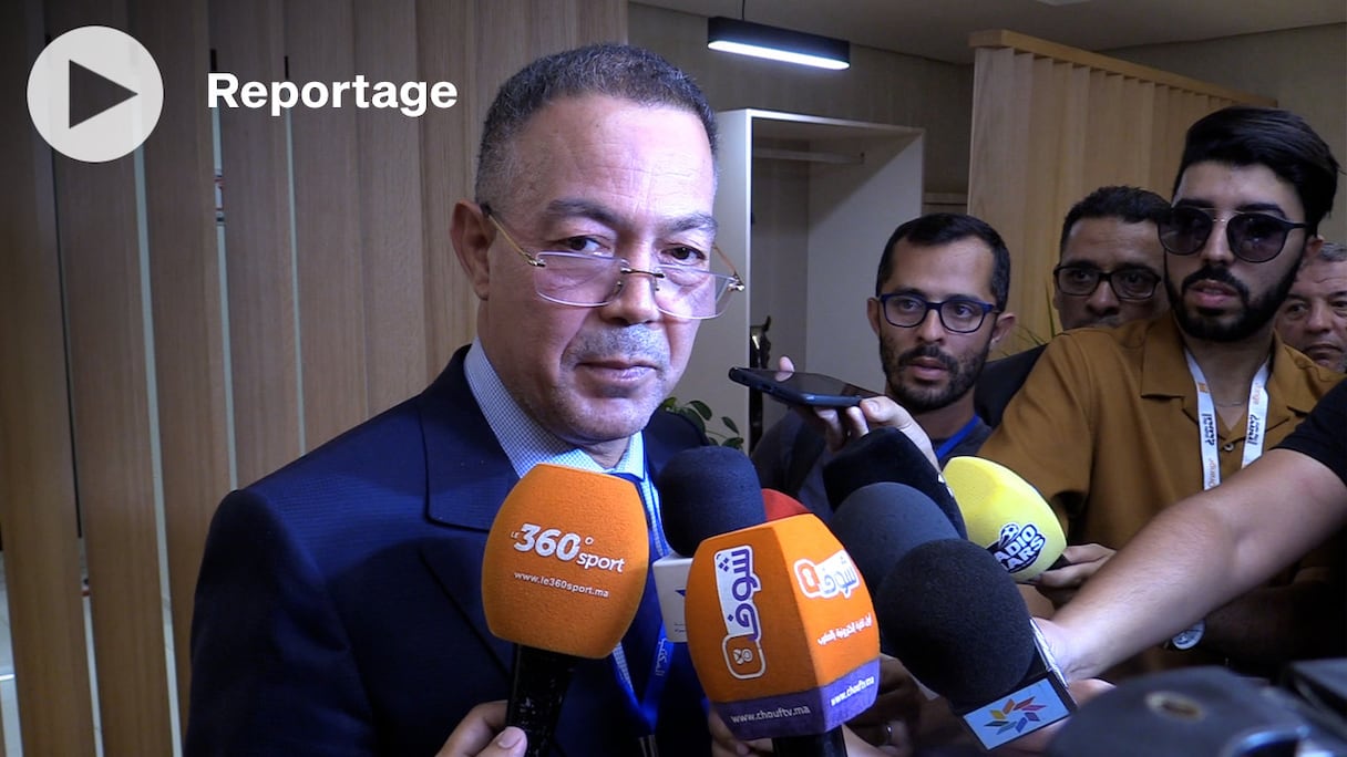 Fouzi Lekjaa, président de la Fédération royale marocaine de football (FRMF).
