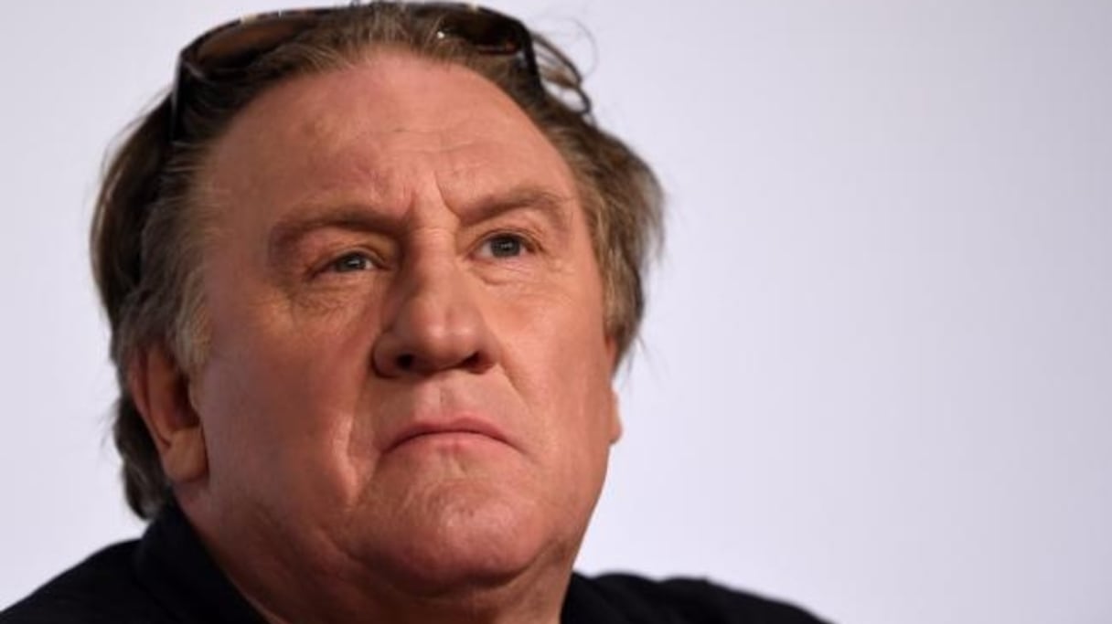 Le comédien français Gérard Depardieu. 
