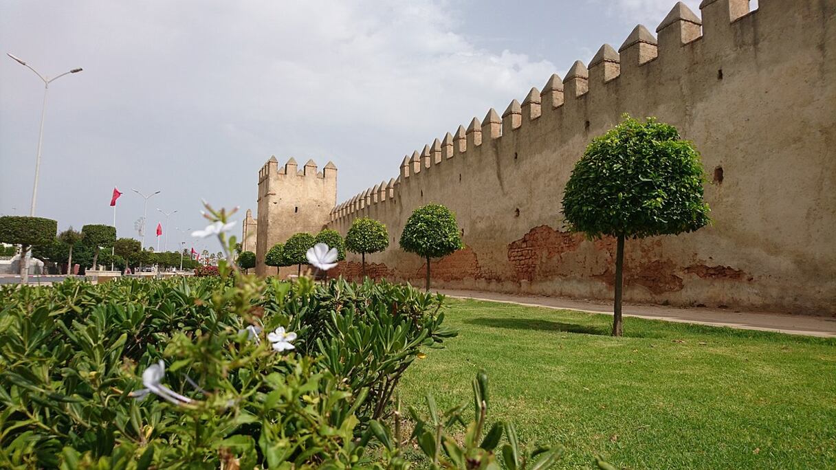 L'enceinte de la médina de Salé.
