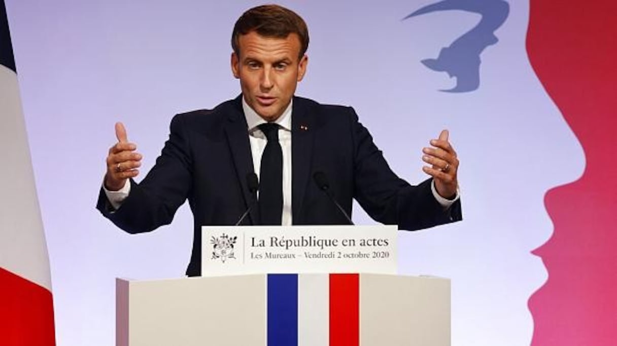 Le président français Emmanuel Macron.
