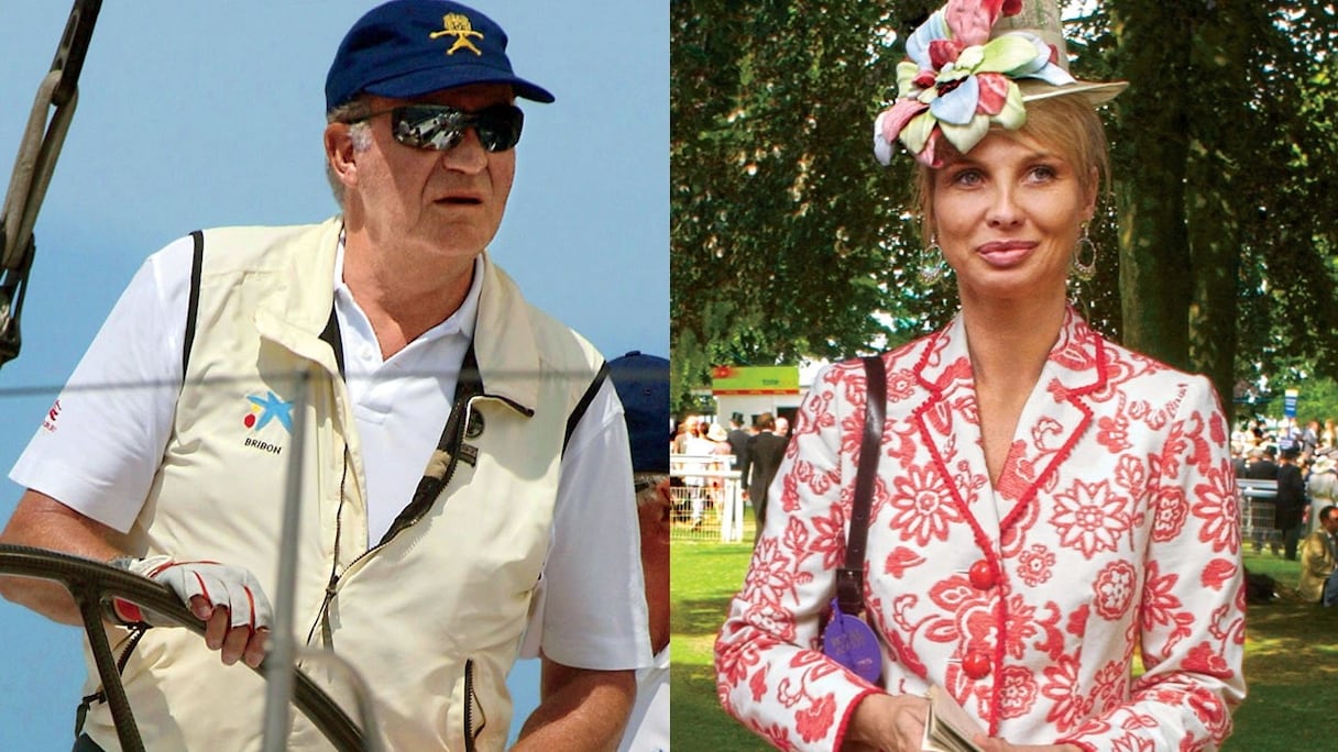 Juan Carlos et Corinna zu Sayn-Wittgenstein.
