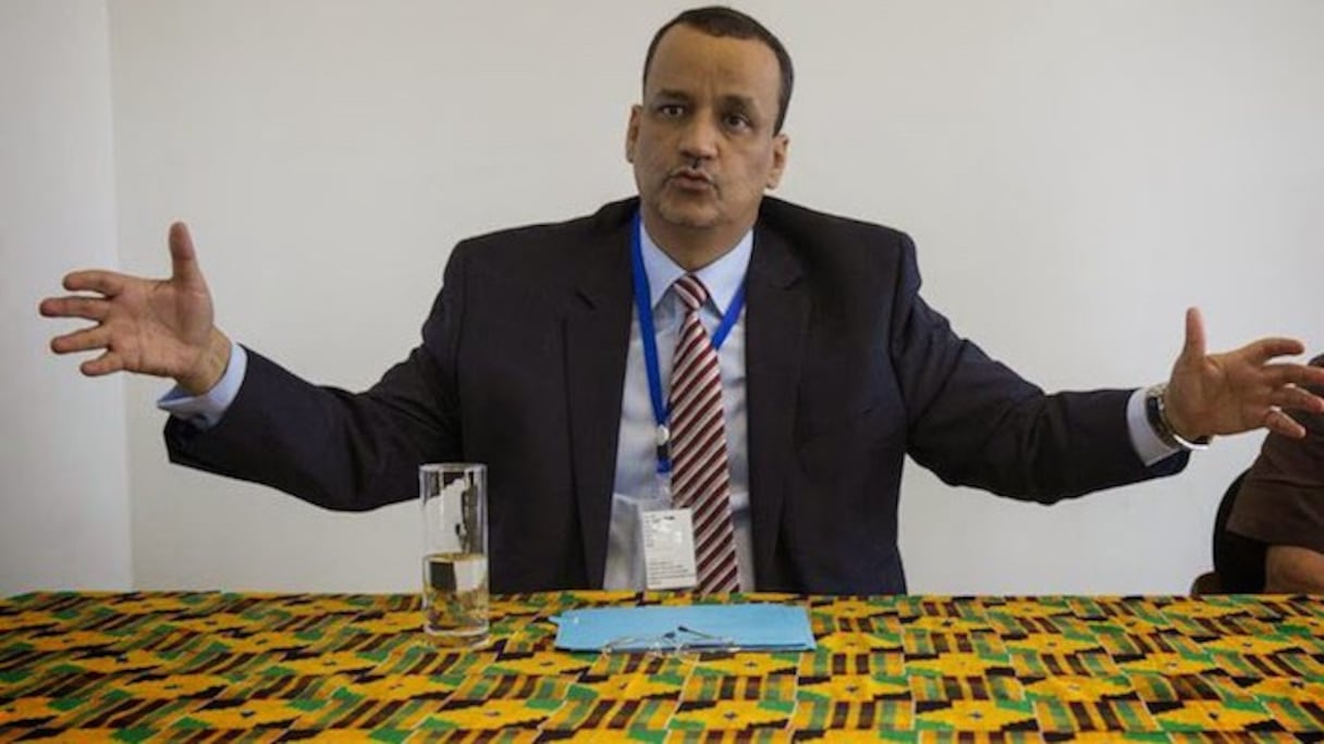 Ismaïl Cheikh Ahmed, ministre mauritanien des Afaires étrangères et de la coopération. 
