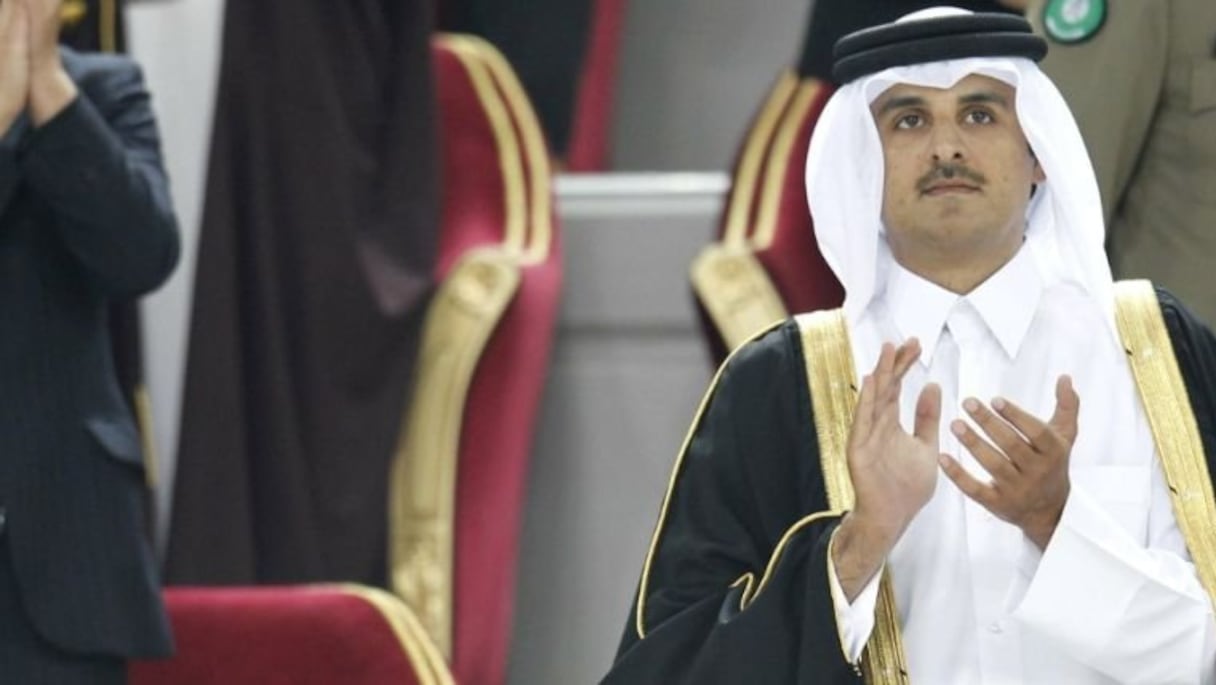 L'émir du Qatar, Tamim Ben Hamad Al Thani.
