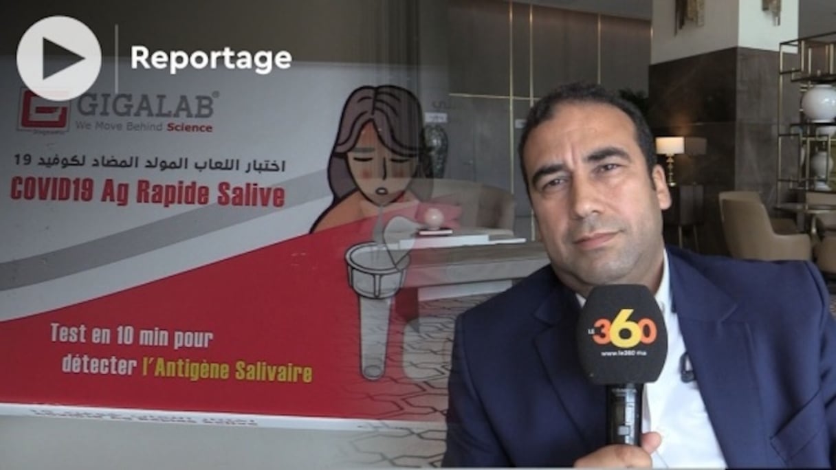 Le PDG de Gigalab, laboratoire de biotechnologie ayant développé un test salivaire, Karim Zaher, se dit surpris par la décision du ministère de la Santé, le 23 août 2021, d'interdire ce produit sur le marché marocain. 
