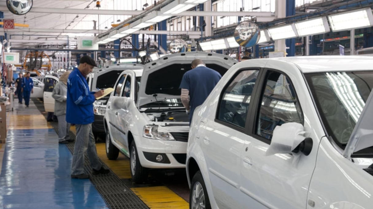 L'usine Renault à Tanger.
