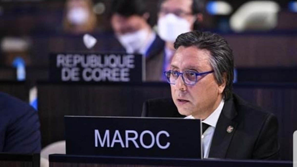 Samir Addahre, Ambassadeur délégué permanent du Maroc à l’UNESCO et Président du comité du patrimoine immatériel de l'Unesco pour l'année 2022.
