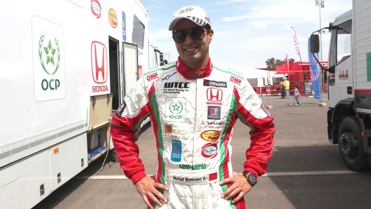 Le pilote Mehdi Bennani, un grand passionné.
