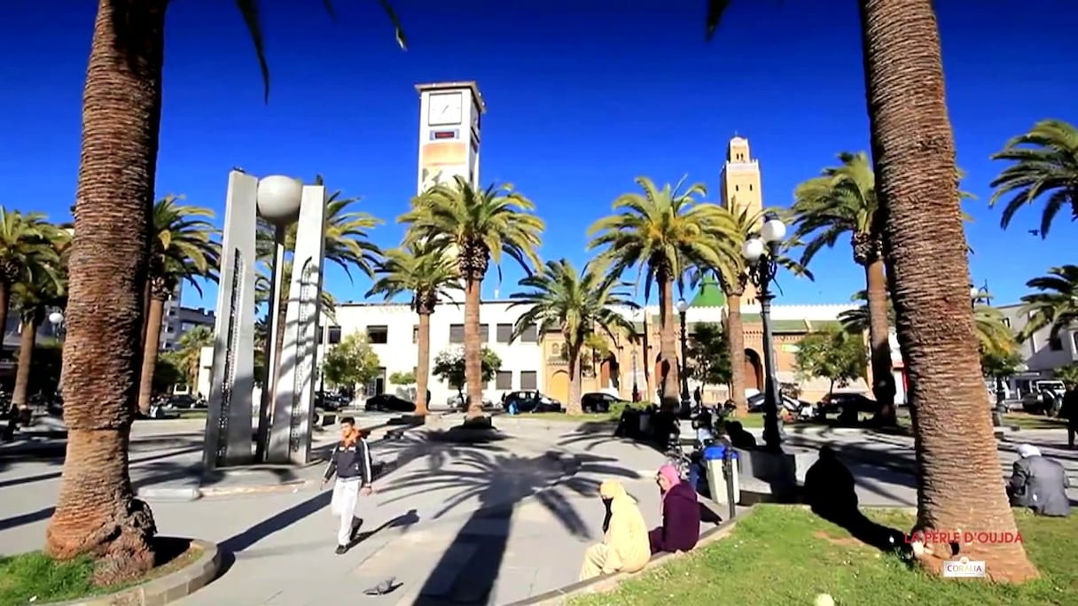 La ville de Oujda, dans la région de l'Oriental.
