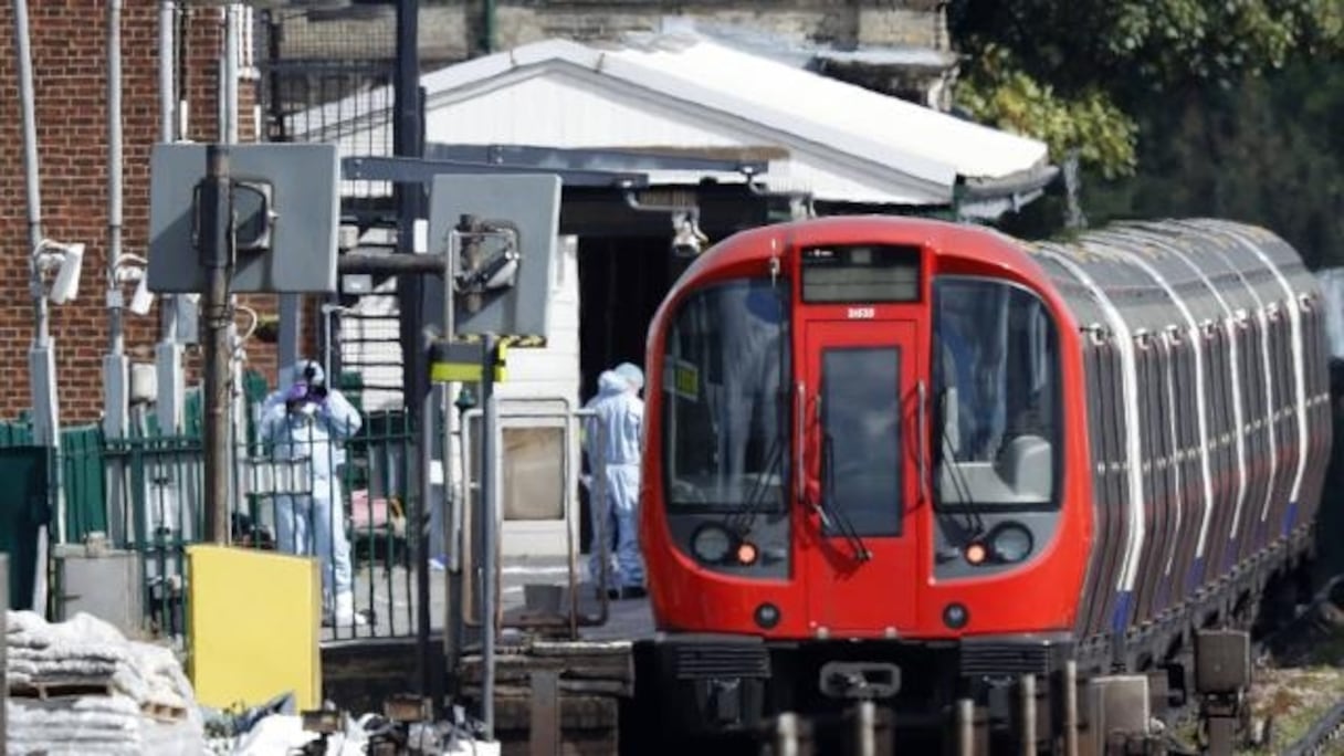 Métro de Londres, où a eu lieu l'attentat.
