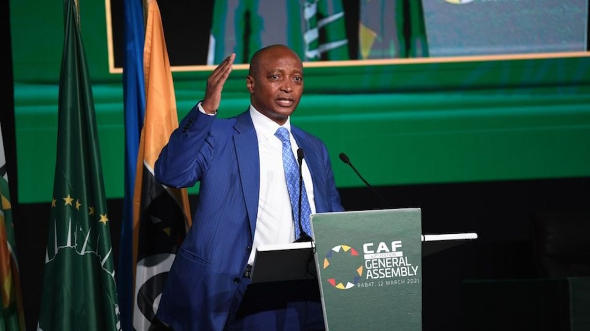 Patrice Motsepe, président de la Confédération africaine de football (CAF).
