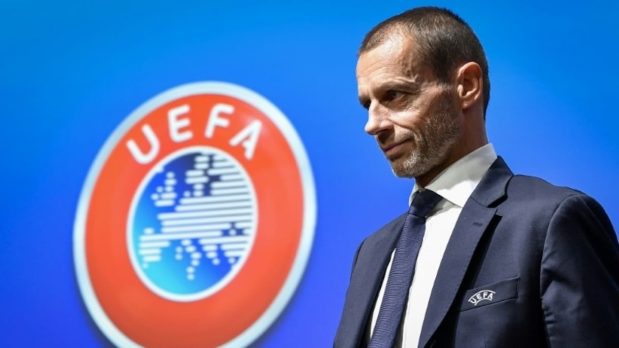 Le président de l'UEFA Aleksander Ceferin au siège de l'instance, le 5 décembre 2019 à Nyon.
