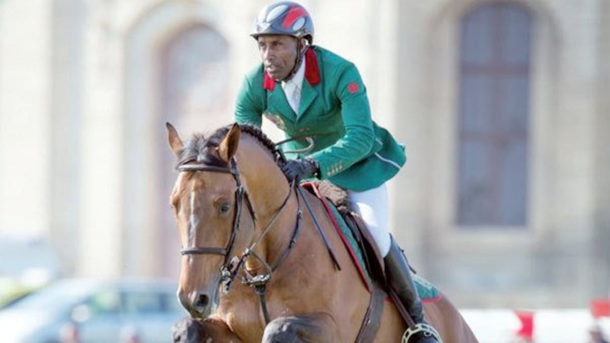 Le cavalier marocain Abdelkebir Ouaddar.
