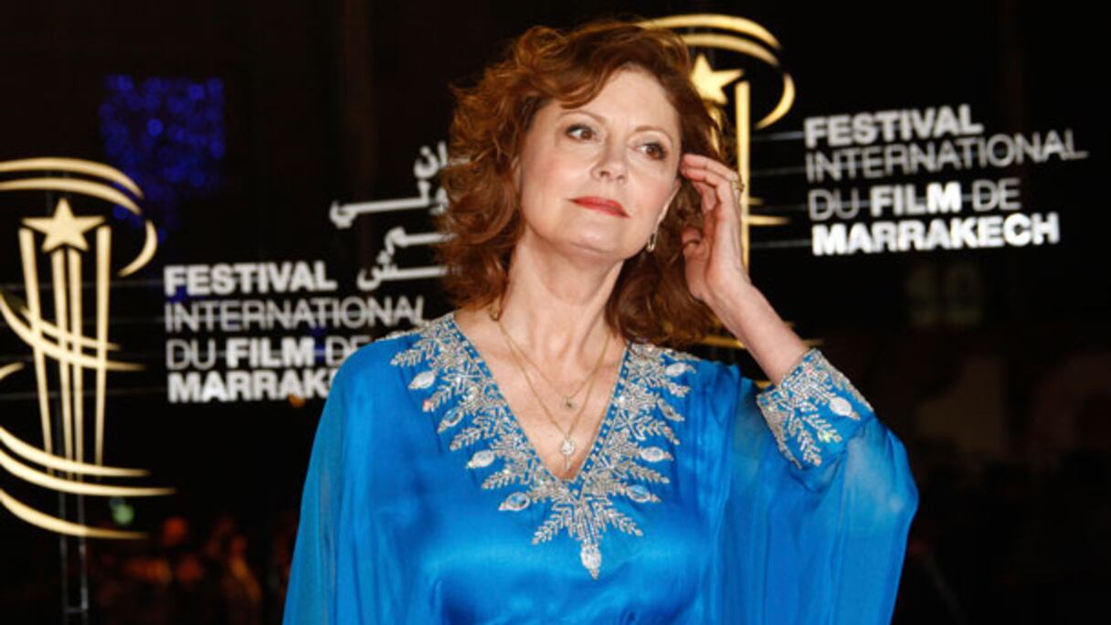 Susan Sarandon, au Festival International du Film de Marrakech.